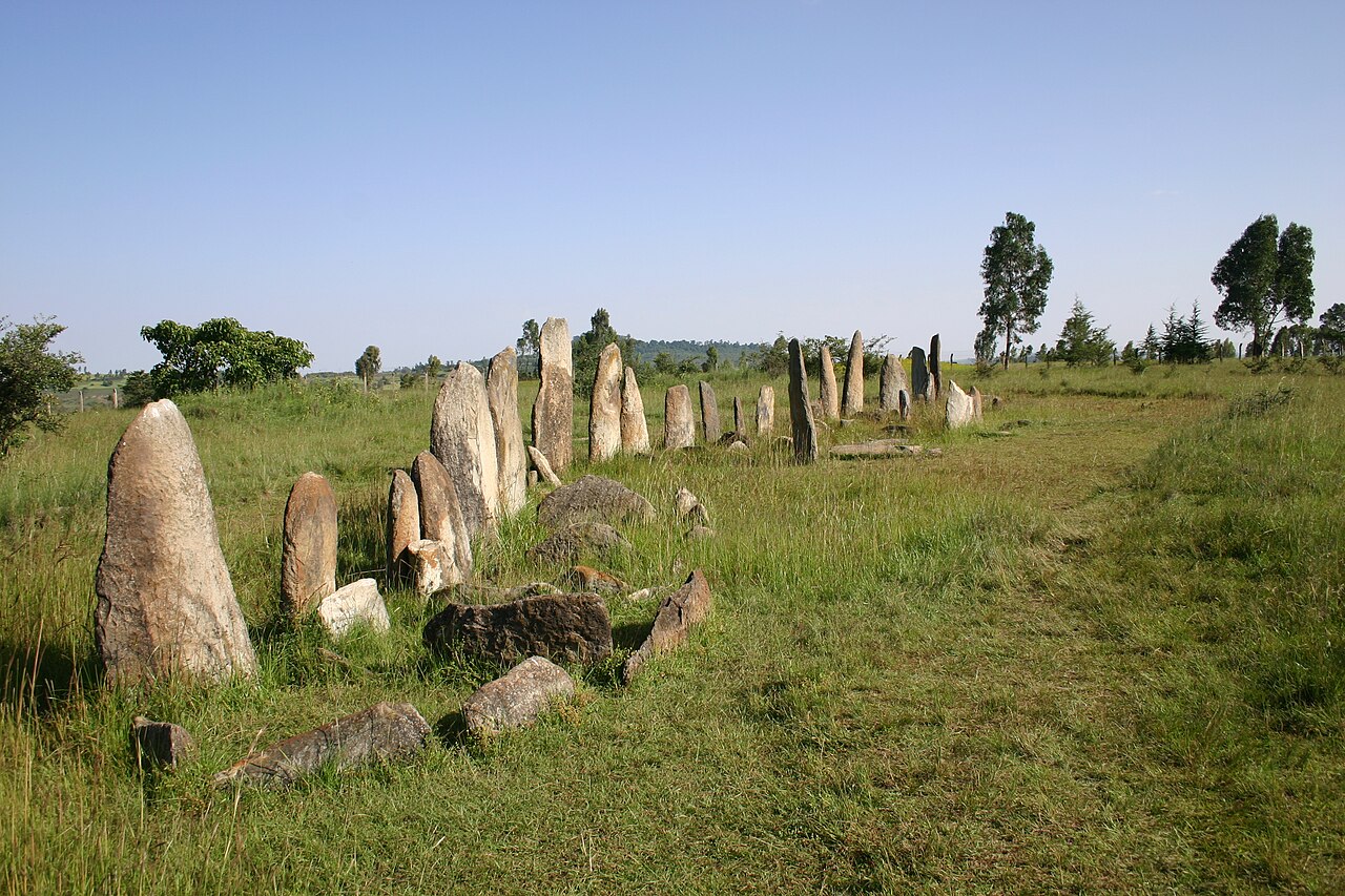 The megalithic stelae field at Tiya
